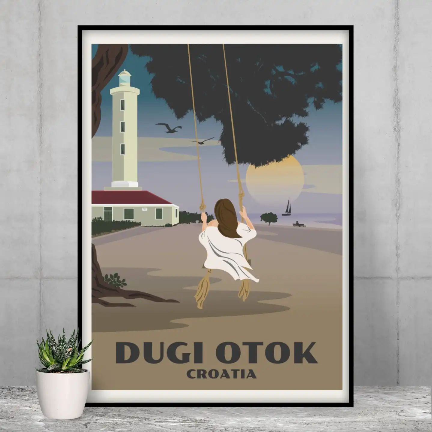 Plakat Dugi otok by Adamo Travel