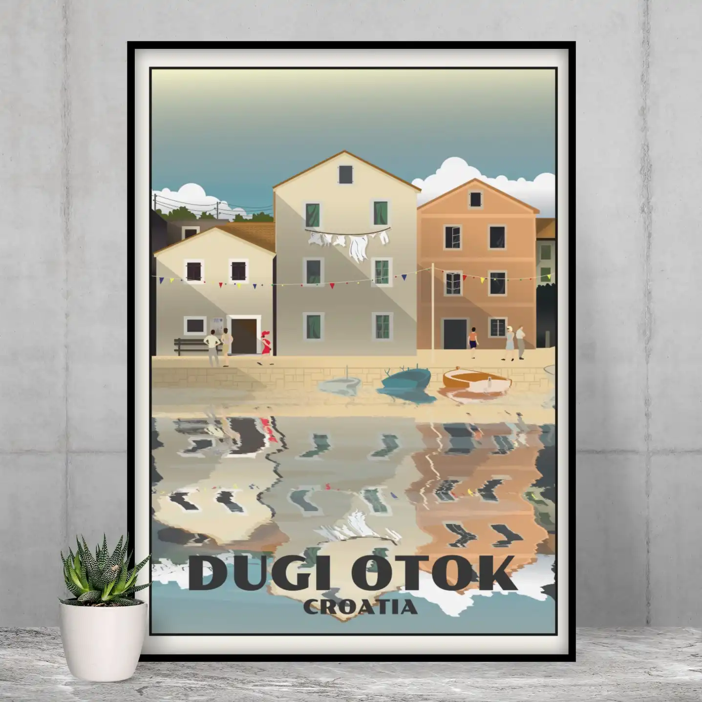 Poster Dugi otok by Adamo Travel