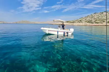 Private half-day boat trip to PP Telašćica and NP Kornati from Sali